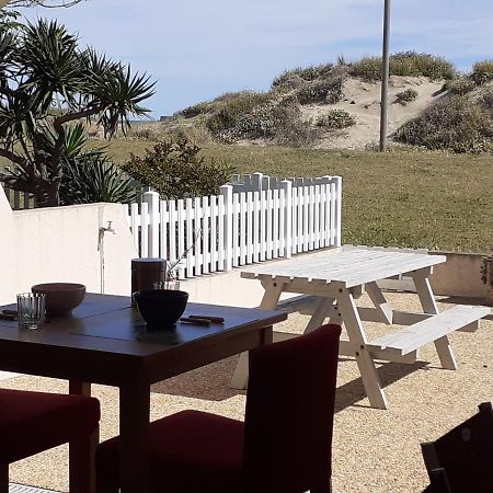 App 4 pers, accès direct plage, parking, Terrasse Agde Esterno foto