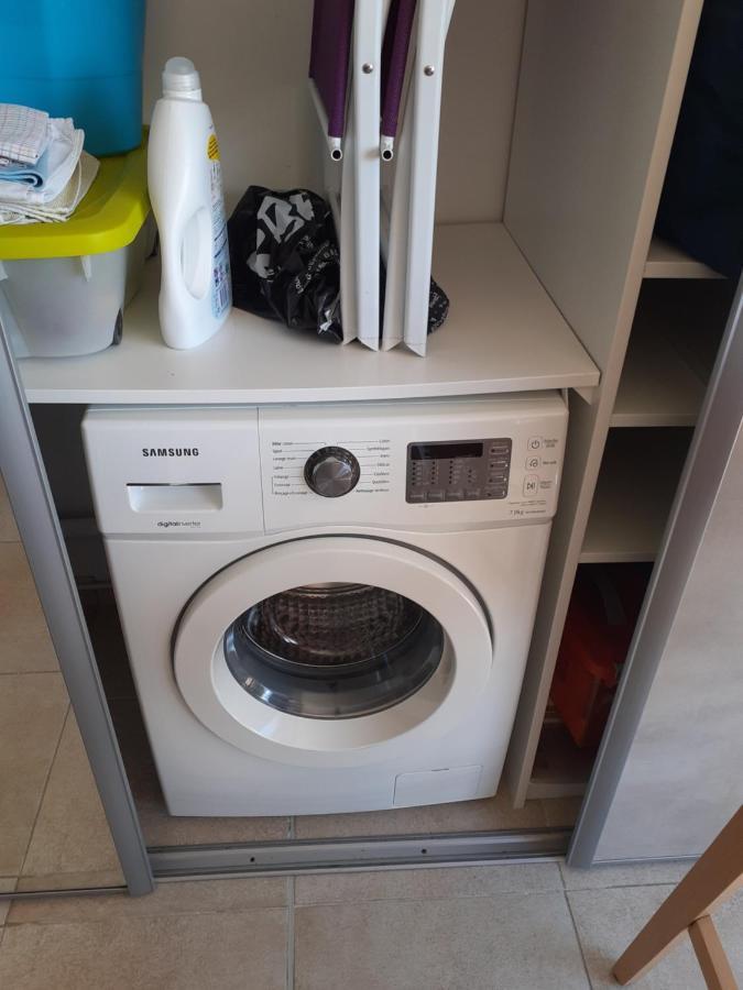 App 4 pers, accès direct plage, parking, Terrasse Agde Esterno foto