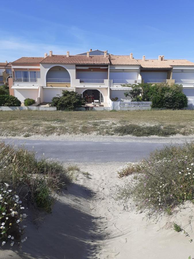 App 4 pers, accès direct plage, parking, Terrasse Agde Esterno foto